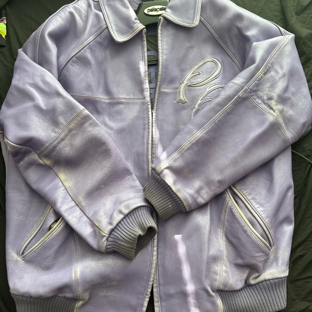 Pelle Pelle Lavender Leather Jacket
